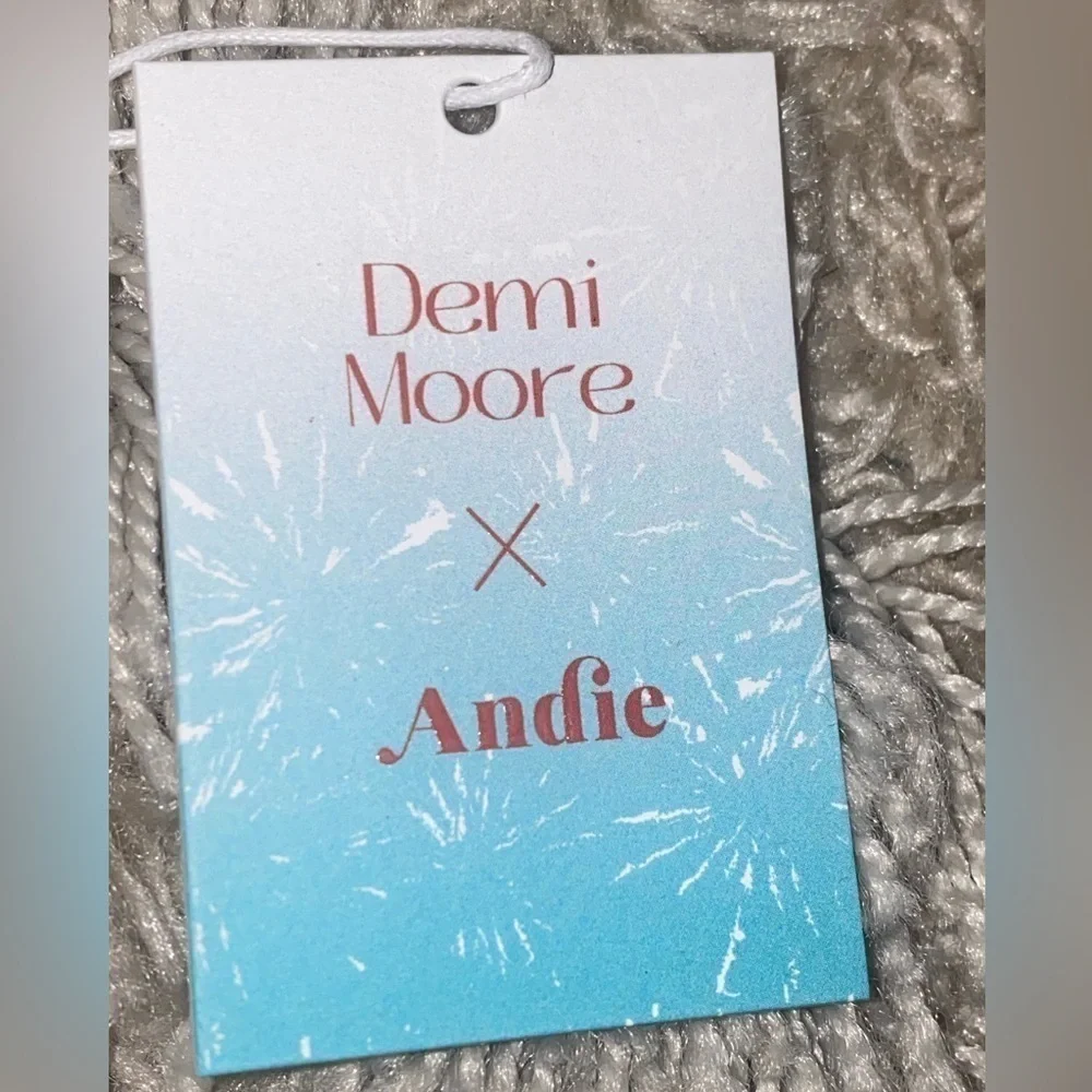 NWT Andie x Demi Moore Swim The Cannes Bottom Women’s Size Med Strappy White - Picture 6 of 10